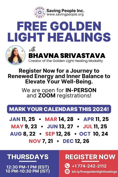 FREE GOLDEN LIGHT HEALING FLYER